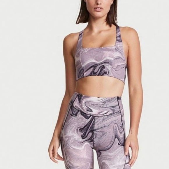 Victoria's Secret Other - EUC VS Marble Sports Bra sz 36DD